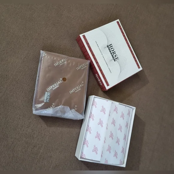 Horse Imperial Zippered Leather Mens Wallet Brown Color Brand New. - Picture 2 of 8